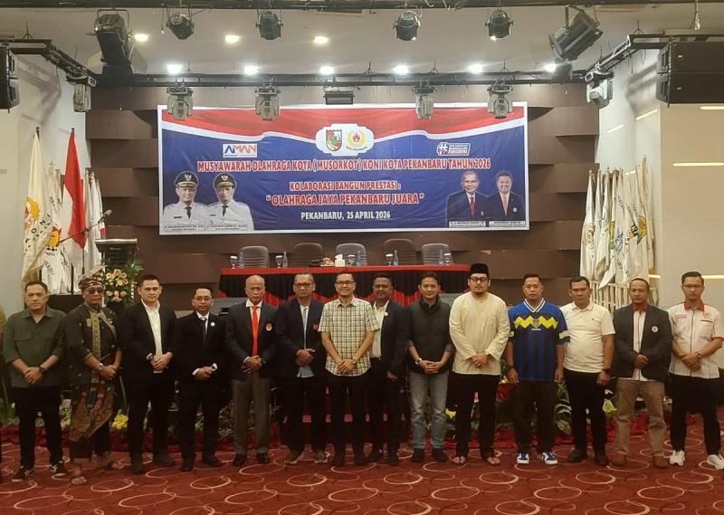 Pengurus KONI Kota Pekanbaru Terpilih Optimis Kembalikan Juara Umum PORPROV 